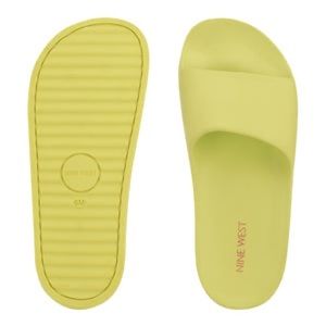 Nine West Bright Color Pool Platform Slide Sandals